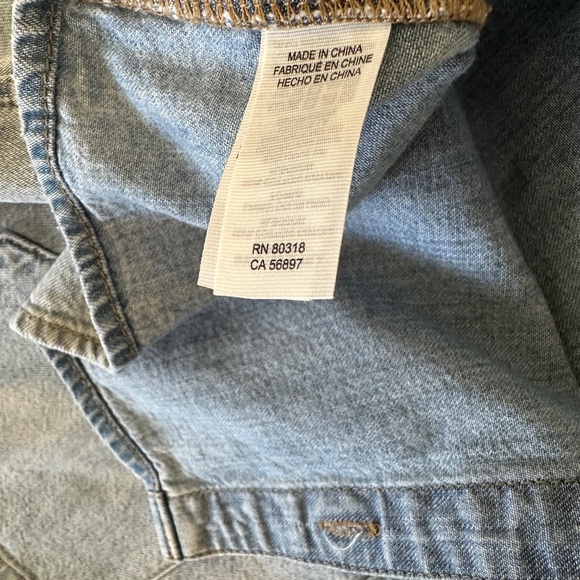 Lucky Brand Embroidered Denim Shirt Size S - Picture 16 of 16